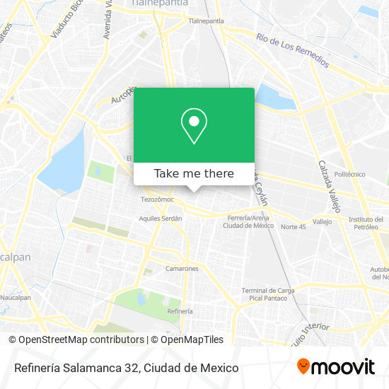 Refinería Salamanca 32 map