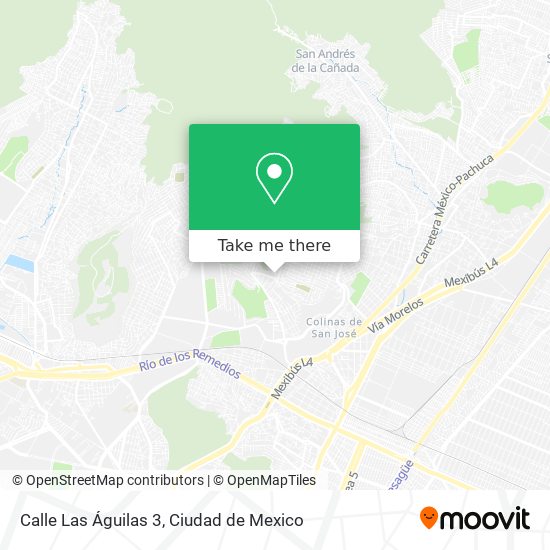 Mapa de Calle Las Águilas 3