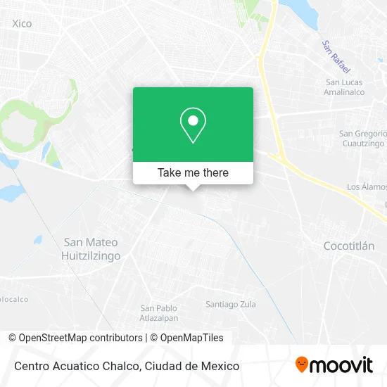 Centro Acuatico Chalco map