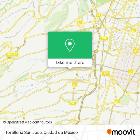 Tortilleria San José map