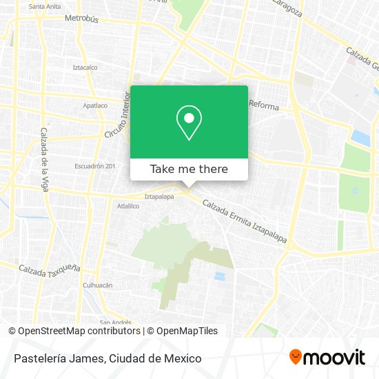 Pastelería James map