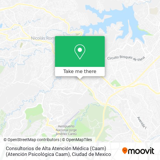 Mapa de Consultorios de Alta Atención Médica (Caam) (Atención Psicológica Caam)