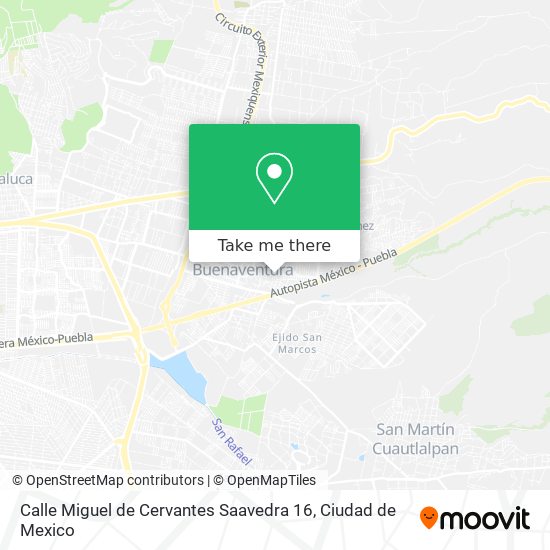 Calle Miguel de Cervantes Saavedra 16 map