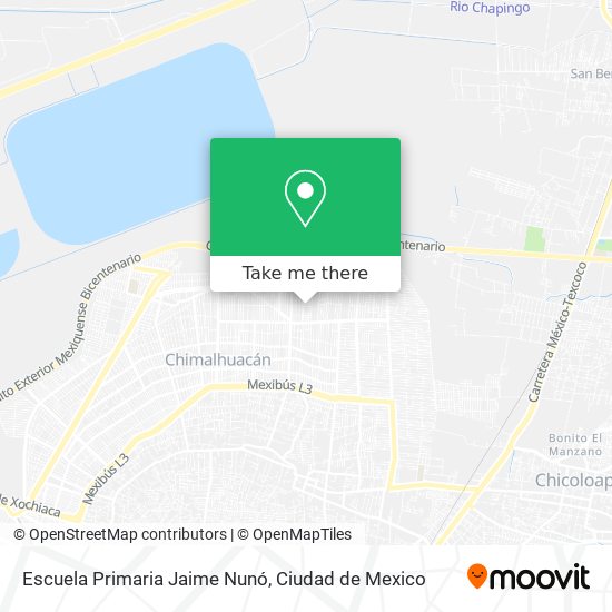 Escuela Primaria Jaime Nunó map
