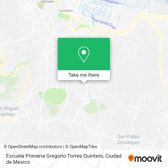 Mapa de Escuela Primaria Gregorio Torres Quintero