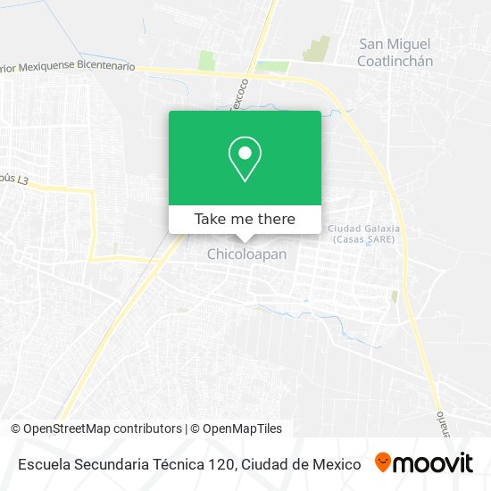 Mapa de Escuela Secundaria Técnica 120