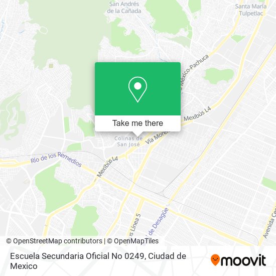 Escuela Secundaria Oficial No 0249 map