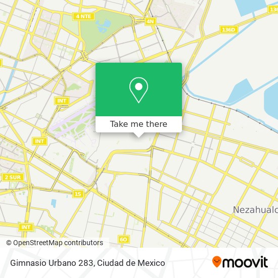 Gimnasio Urbano 283 map