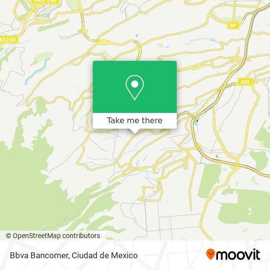 Bbva Bancomer map