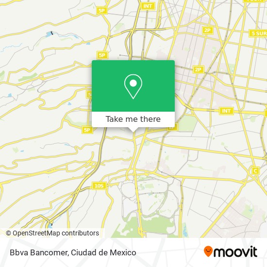 Bbva Bancomer map