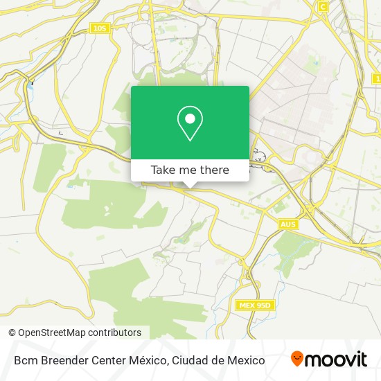 Bcm Breender Center México map