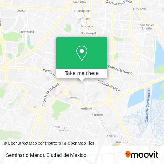 Seminario Menor map