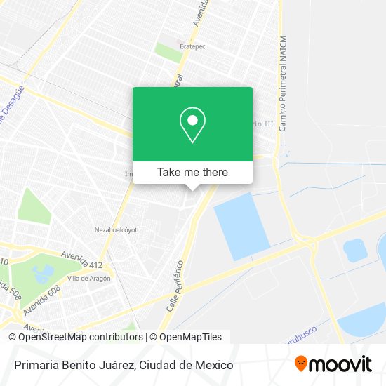 Mapa de Primaria Benito Juárez