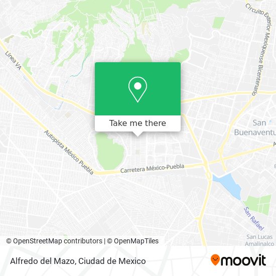 Alfredo del Mazo map
