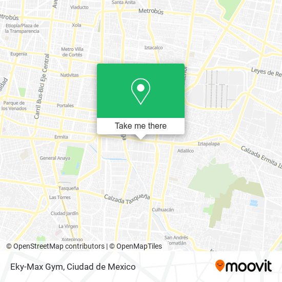 Mapa de Eky-Max Gym