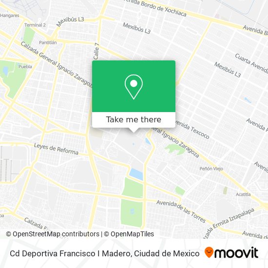 Cd Deportiva Francisco I Madero map