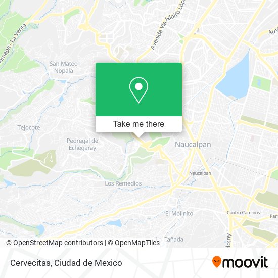 Mapa de Cervecitas