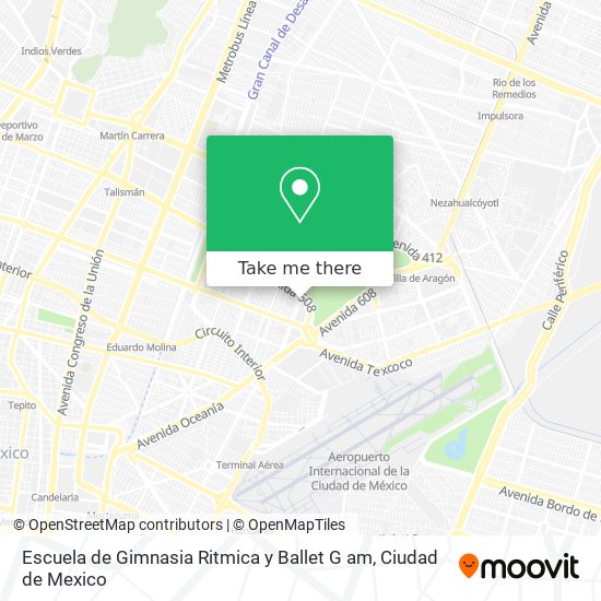 Escuela de Gimnasia Ritmica y Ballet G am map