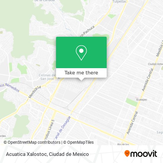 Acuatica Xalostoc map