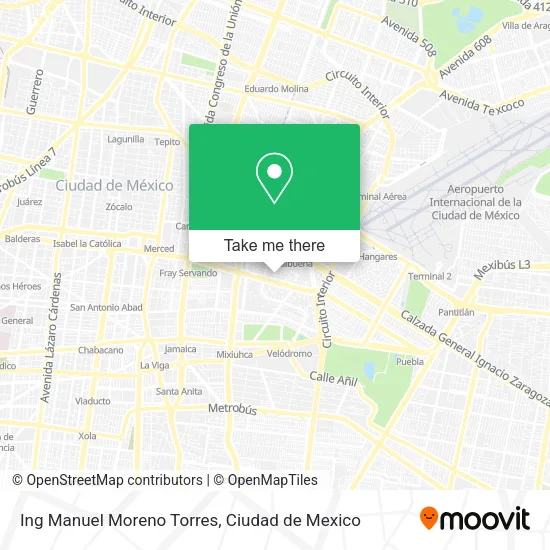 Mapa de Ing Manuel Moreno Torres