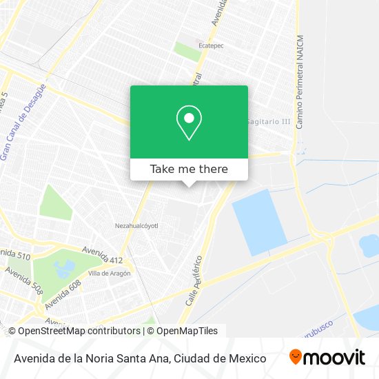 Avenida de la Noria Santa Ana map