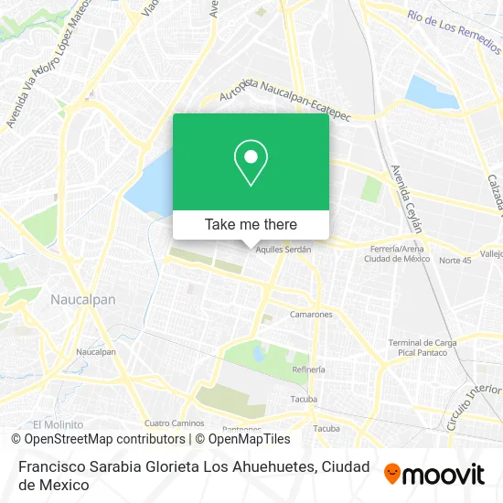 Francisco Sarabia Glorieta Los Ahuehuetes map