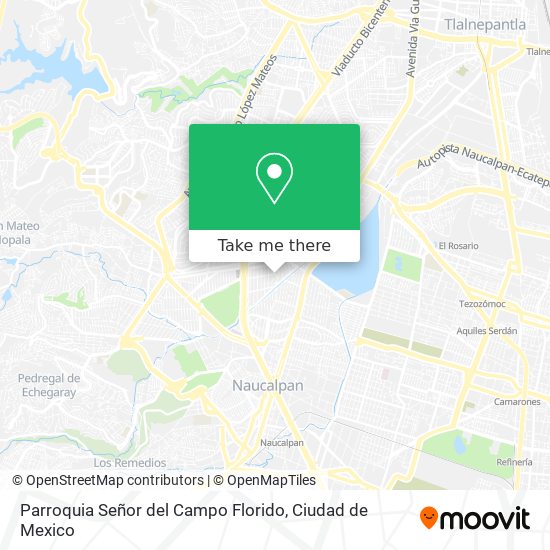 Mapa de Parroquia Señor del Campo Florido