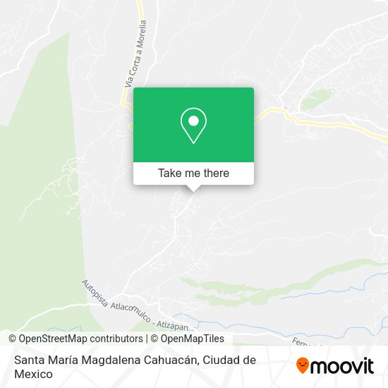 Santa María Magdalena Cahuacán map