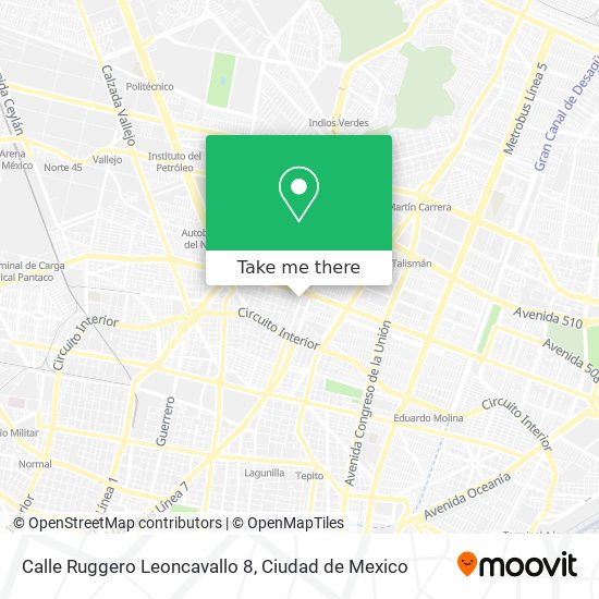Calle Ruggero Leoncavallo 8 map