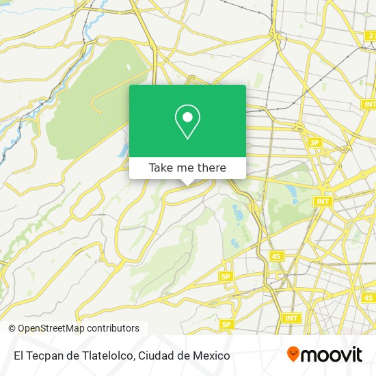 El Tecpan de Tlatelolco map