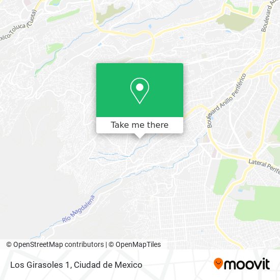Los Girasoles 1 map