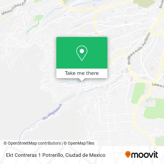 Mapa de Ekt Contreras 1 Potrerillo