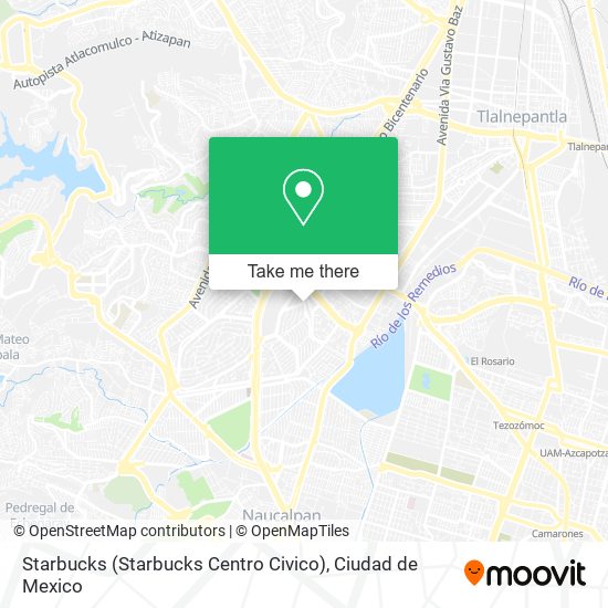 Mapa de Starbucks (Starbucks Centro Civico)