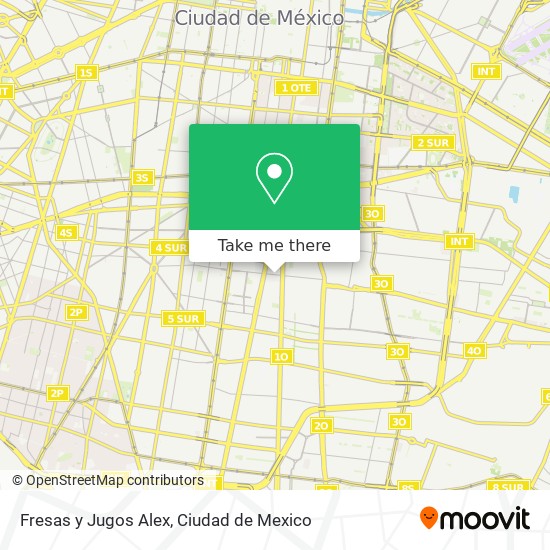 Fresas y Jugos Alex map