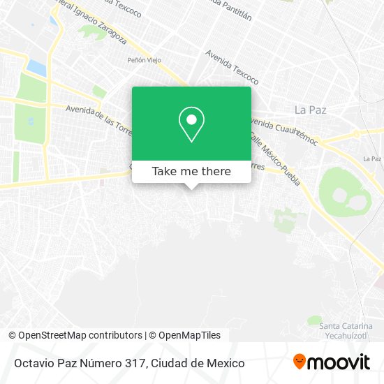 Octavio Paz Número 317 map