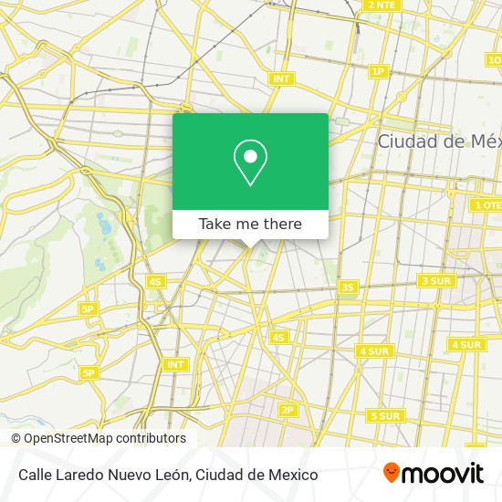 Mapa de Calle Laredo Nuevo León