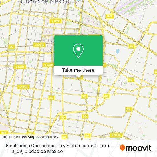 Electrónica Comunicación y Sistemas de Control 113_59 map