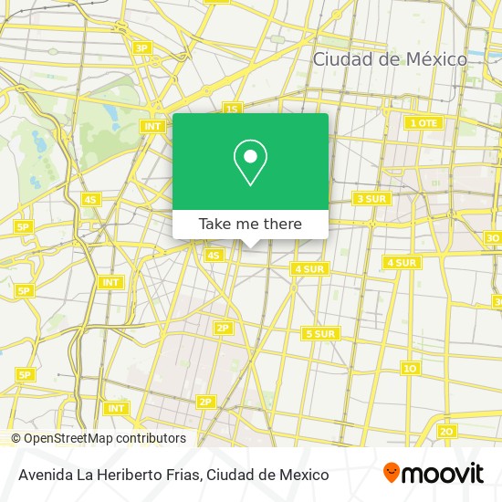 Avenida La Heriberto Frias map