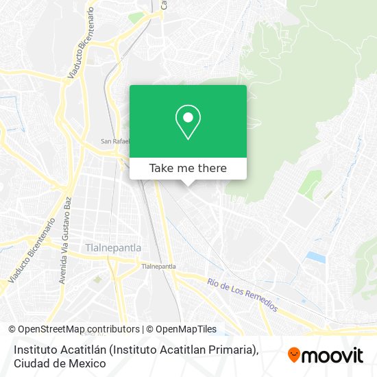 Mapa de Instituto Acatitlán (Instituto Acatitlan Primaria)