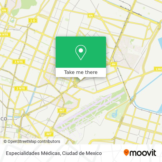 Especialidades Médicas map