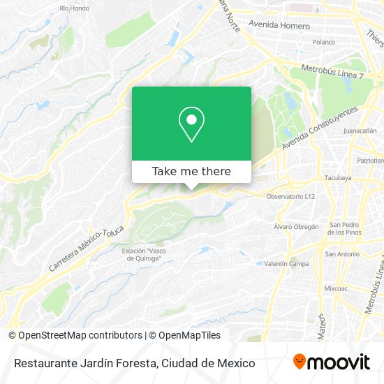 Restaurante Jardín Foresta map