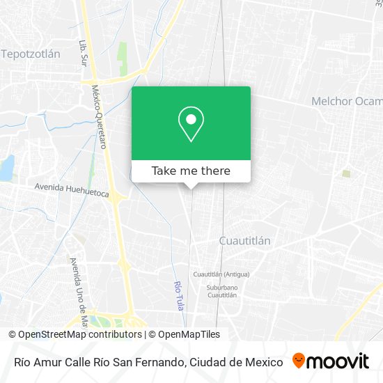 Río Amur Calle Río San Fernando map