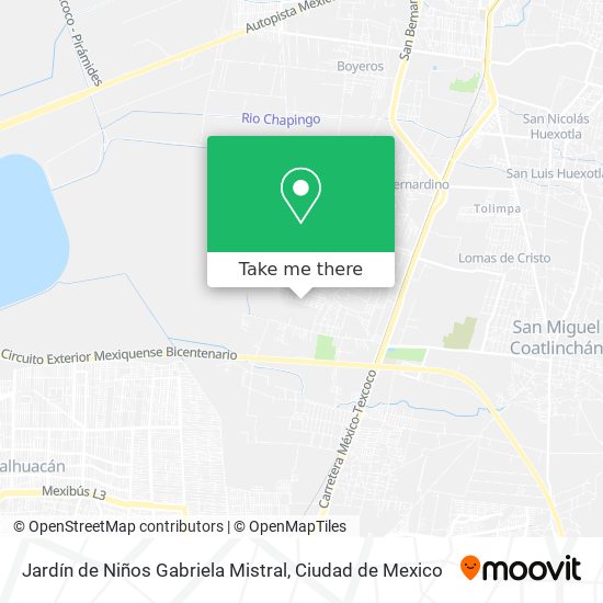 Jardín de Niños Gabriela Mistral map