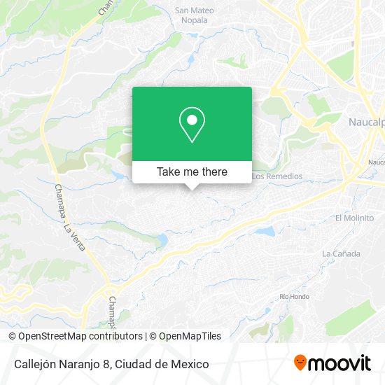 Mapa de Callejón Naranjo 8, Las Huertas 1a Secc