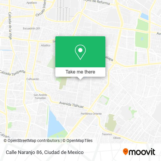 Calle Naranjo 86 map