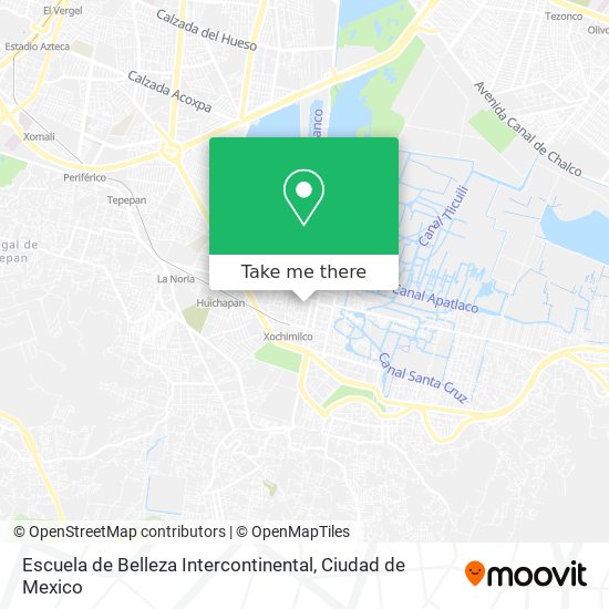 Escuela de Belleza Intercontinental map