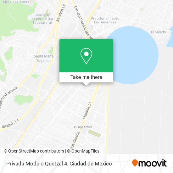 Privada Módulo Quetzal 4 map