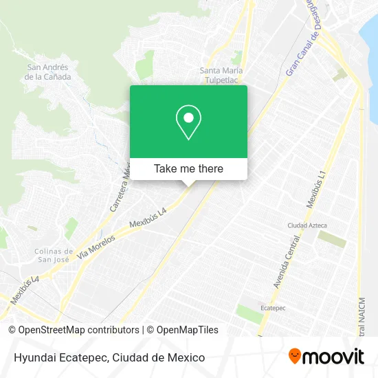 Mapa de Hyundai Ecatepec