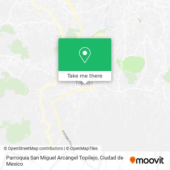 Parroquia San Miguel Arcángel Topilejo map
