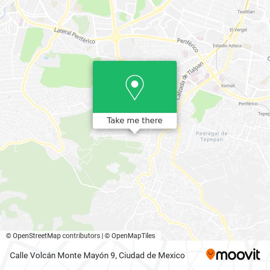 Mapa de Calle Volcán Monte Mayón 9